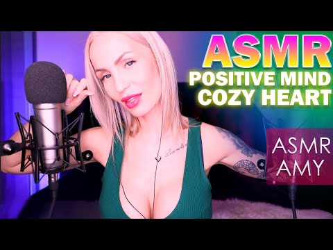 Positive Affirmations ASMR 💗 Gentle Hand Movements, Skin Sounds & Finger Flutters