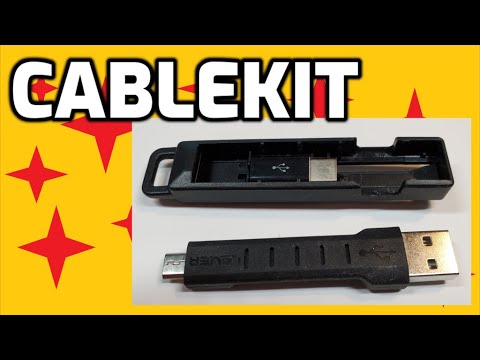 Lever Gear CableKit - Portable Micro USB Keychain Charger Unboxing and Review