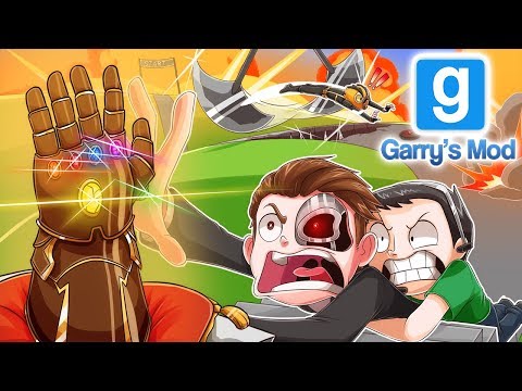THE NEW MARVEL AVENGERS INFINITY WARS DEATHRUN - Gmod Deathrun Funny Moments