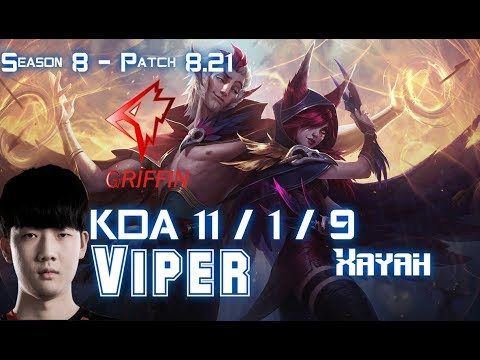 GRF Viper XAYAH vs KAI'SA ADC - Patch 8.21 KR Ranked
