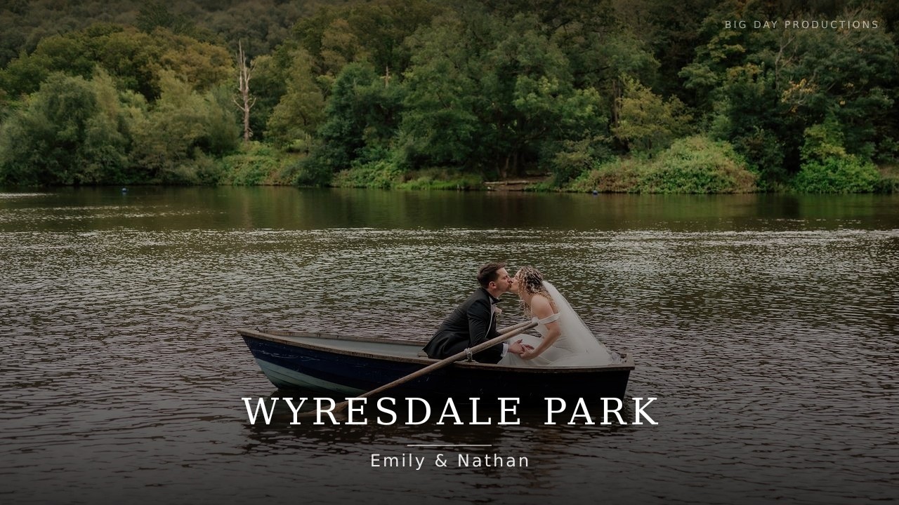 Wyresdale Park wedding photography and film