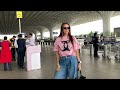 Neha Dhupia Arriving At The Airport ️