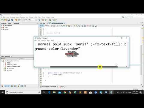 login page with java fx application