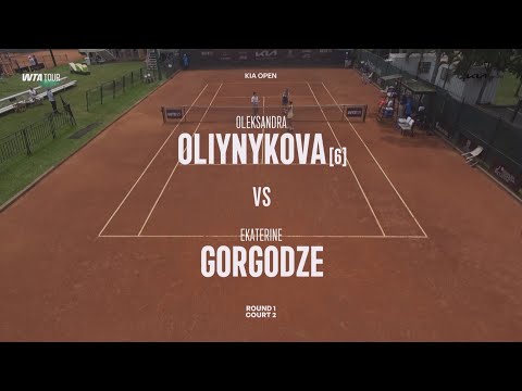 (6) Oleksandra Oliynykova (UKR) vs Ekaterine Gorgodze (GEO) - Game, Set, Match