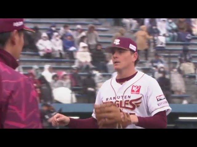 【7回表】イーグルス・ハワード 安定したピッチングで3回無失点の好投!! 2025年3月8日 東北楽天ゴールデンイーグルス 対 埼玉西武ライオンズ
