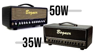 Video thumbnail for Bogner Ecstasy 3534 - 50w vs 35w 🧐 IS MORE WATTS BETTER??? by Michael Nielsen - Big Hairy Guitars