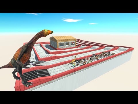 Escape From Alien Therizunosaurus - Last Survivor - Animal Revolt Battle Simulator