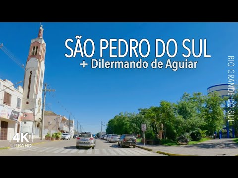 São Pedro do Sul - Rio Grande do Sul 4K | Dirigindo por quase tudo