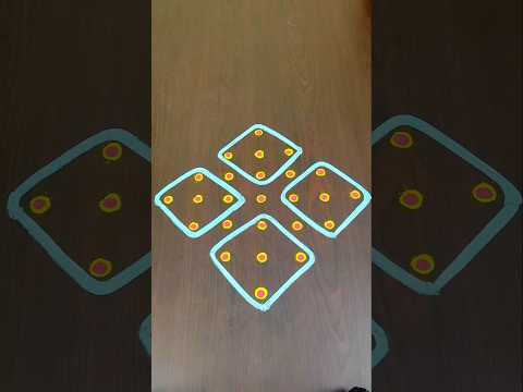 Easy Kolam For Beginners @RoopaRangoli #shorts #rangoli #kolam #muggulu #padikolam #kolangal