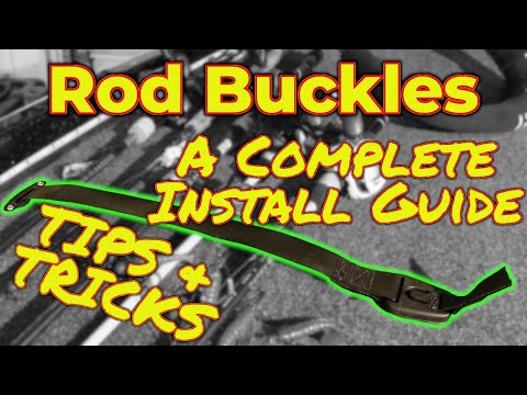 How to Install Rod Buckles AKA Rod Straps or Retractable Strap