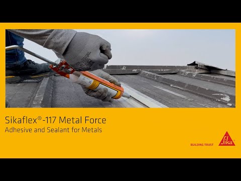 Metal adhesive Sikaflex® 117 Metal Force for Roofs