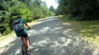 preview picture of video 'July Mountain Biking on Hornby Island'