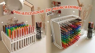 Haz tu propio organizador para marcadores o plumones - DIY | jmarylinj