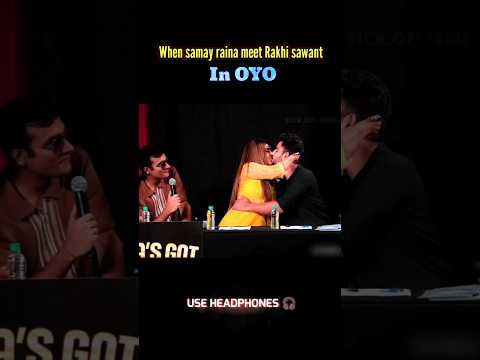 Rakhi sawant kiss samay Raina 😂 Real vs AI kiss 🔥 India's got latent #samayraina #indiasgotlatent