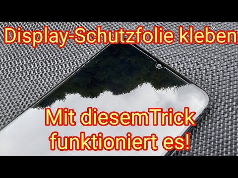 Anleitung: Panzerglas (Displayschutzfolie) richtig anbringen, Handy, Smartphone, Tablet