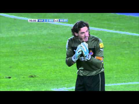La Liga | Gol de Negredo (2-2) en el RCD Espanyol - Sevilla FC | 07-12-2012 | J15