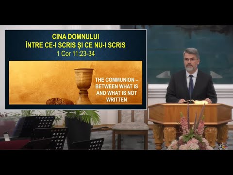 FRBC 2021 2 Mai am - Teofil C - Cina Domnului, Intre Ce-i Scris si Ce Nu-i Scris