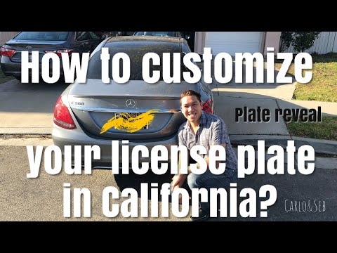 image-What are the different types of license plates in California?