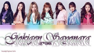 IZ*ONE – Gokigen Sayonara (ご機嫌サヨナラ) [COLOR CODED LYRICS(KAN|ROM|ENG)]
