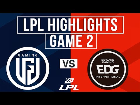 LGD vs EDG Highlights Game 2 | LPL 2025 Split 3 | LGD Gaming vs EDward Gaming