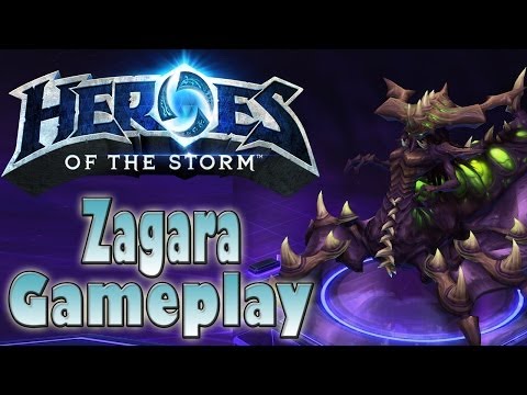 Heroes of the Storm - Zagara Gameplay