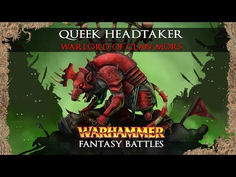 Warhammer Fantasy Lore: Queek Headtaker. - Made with Total War Warhammer 2
