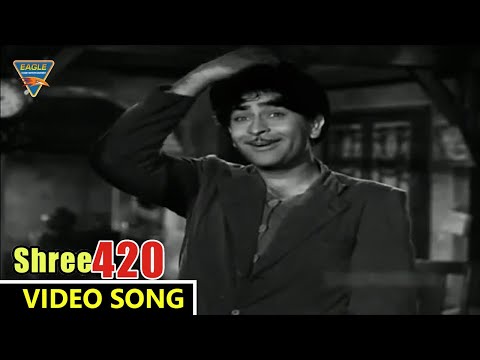 Shree 420 Hindi Movie || Echikidanna Video Song || Raj Kapoor, Nargis ||  Eagle Mini