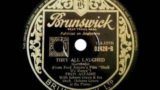 1937 HITS ARCHIVE: They All Laughed - Fred Astaire