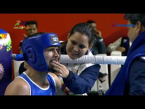 Boxing Boys (63.5 KG) Final - Chinglemba (MN) Vs Yogeshwar (MP) | Khelo India Youth Games
