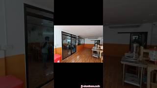 ชุดประตูบานเลื่อนรางบน พร้อมช่องแสง+บานเดี่ยว และชุดช่องแสง