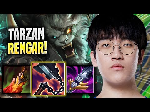 TARZAN DESTROYING WITH RENGAR! - LNG Tarzan Plays Rengar JUNGLE vs Nidalee! | Season 2022
