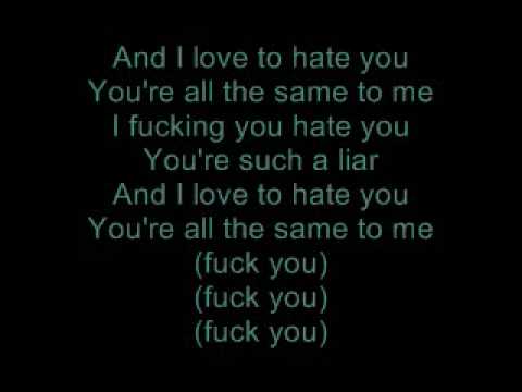 I Fucking Hate You Lyrics By Godsmack