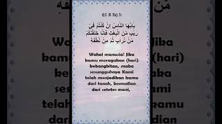 Download lagu Surat Al Hajj 5: Ragu Dengan Kebangkitan | Petikan Ayat Al Quran mp3
