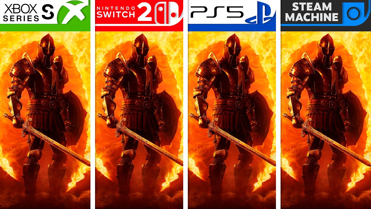 Oblivion Remastered | Switch 2 - PS5 - Steam Machine - Xbox Series S | Graphics Comparison