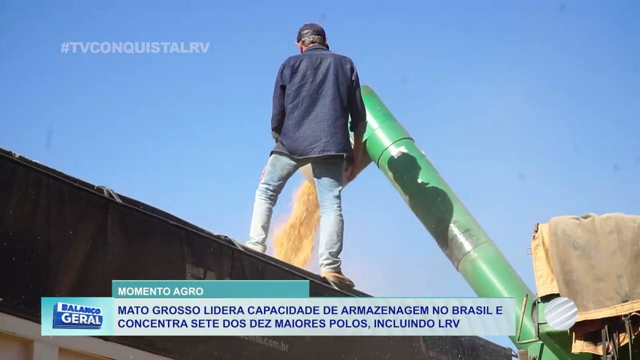 MT lidera armazenagem no Brasil: Sorriso e Lucas do Rio Verde impulsionam o agro