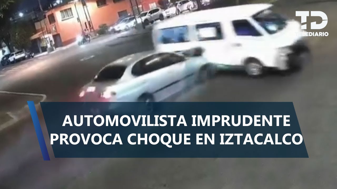 Imprudencia al volante deja 12 pasajeros lesionados en choque en Iztacalco