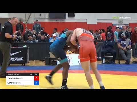 GR/GR 77 KG - QF - Josh Anderson (NMU OTS) Vs. RaVaughn Perkins (NYAC)