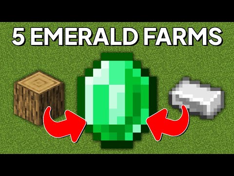 TOP 5 MUST HAVE EMERALD FARMS IN MINECRAFT 1.21.11