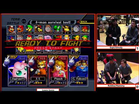 Dairantou #1   Melee Doubles LS   Espi Unruly VS Robbo Hammy
