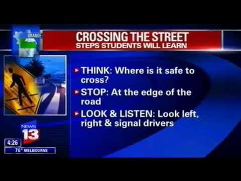 CFNEWS13 Teaching How to Cross the Street in School June 2014