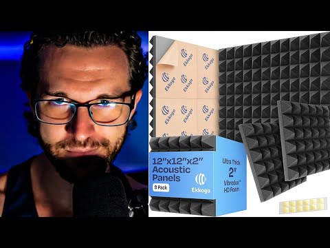 Ekkogo Sound Proof Foam Panels Review!
