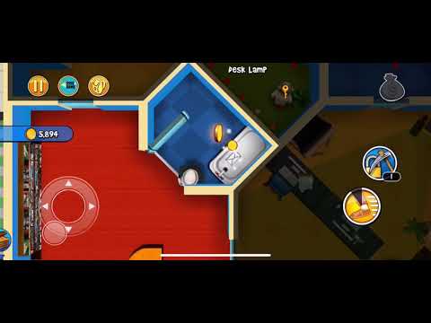 Robbery Bob: CHAPTER 10 - CHALLENGE Level 6 , 100% iOS/Android Walkthrough