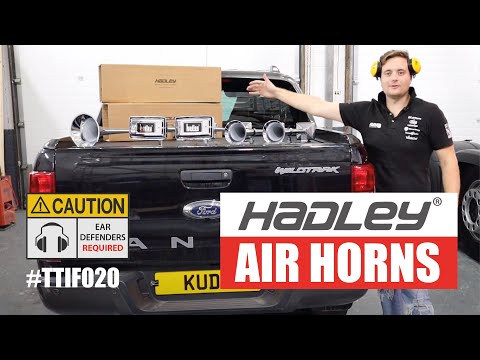 Hadley Air Horns Sound Test, All Sizes - Thank Truck It's Friday #020
