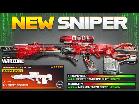 the *NEW* BEST SNIPER META LOADOUT for BO7 WARZONE after UPDATE! (Best Sniper Class in Warzone S1)