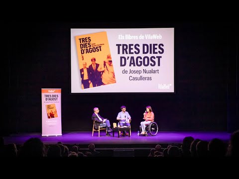 Presentaci&oacute; de Tres dies d'agost