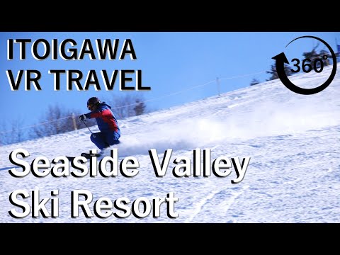 【Itoigawa Guided Tour】Seaside Valley Ski Resort 4K 360°  VR Video