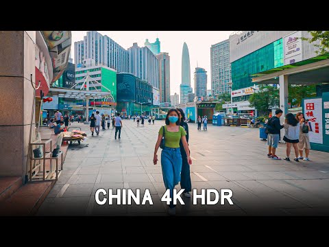 Passeando no distrito de Luohu, Shenzhen｜Shenzhen Old Town 4K HDR