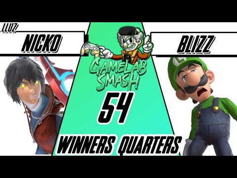 GameLab-Smash #54 Nicko (Shulk) Vs Blizz (Luigi)