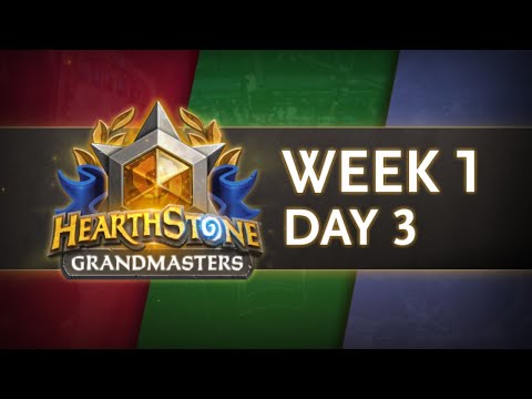 Hearthstone Grandmasters Season 1 - Week 1 Day 3