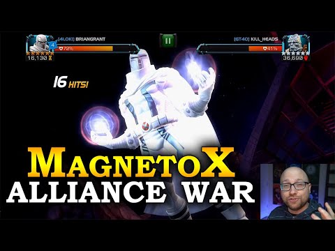 Using MagnetoX in Masters Alliance War + Torch vs Mojo Boss | Marvel Contest of Champions